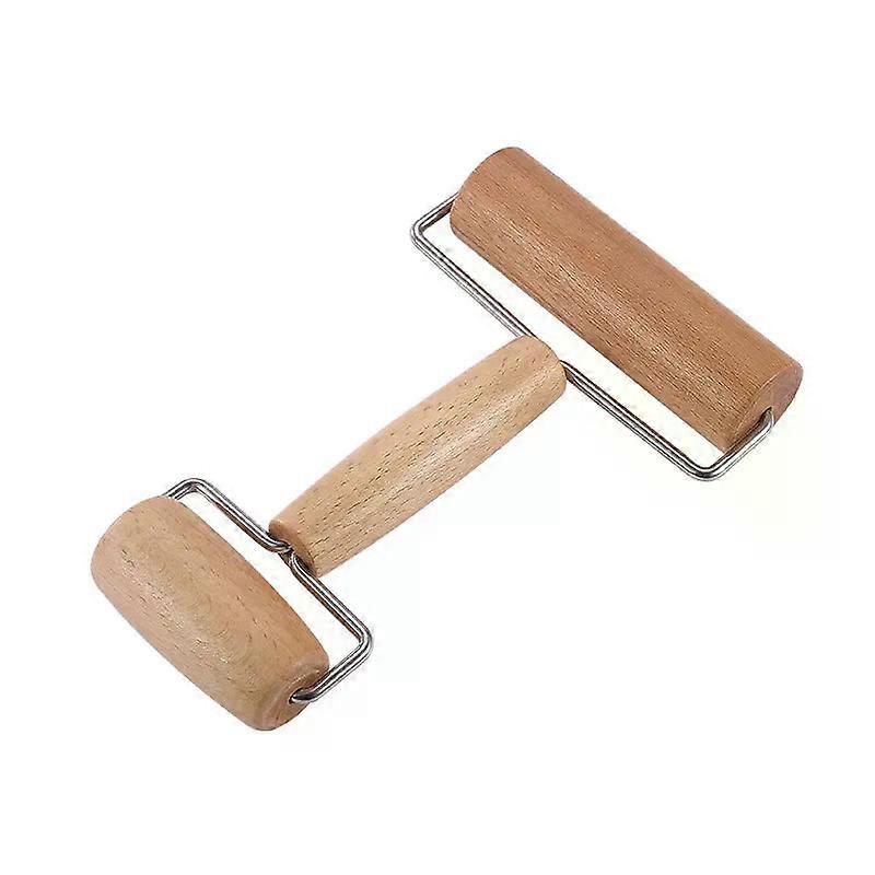 Kitchen Wooden Rolling Pin Double Head Dough Roller For Dumpling Noddles Pizza Pie Cookie Roller Kitchen Cooking Baking Tools