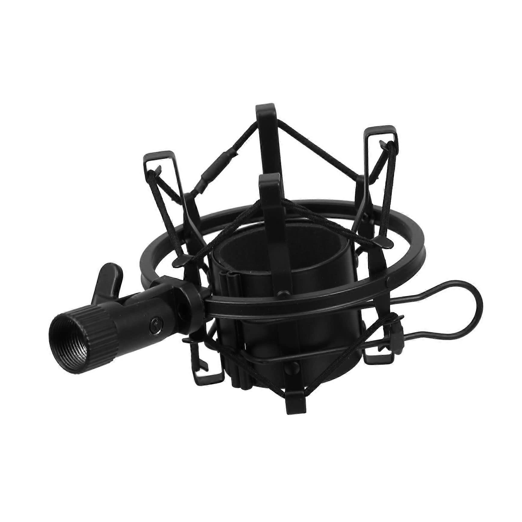 Microphone Shock Mount Universal Vibration Holder For Condenser Microphones For Podcasting Gaming And Live Broadcasts