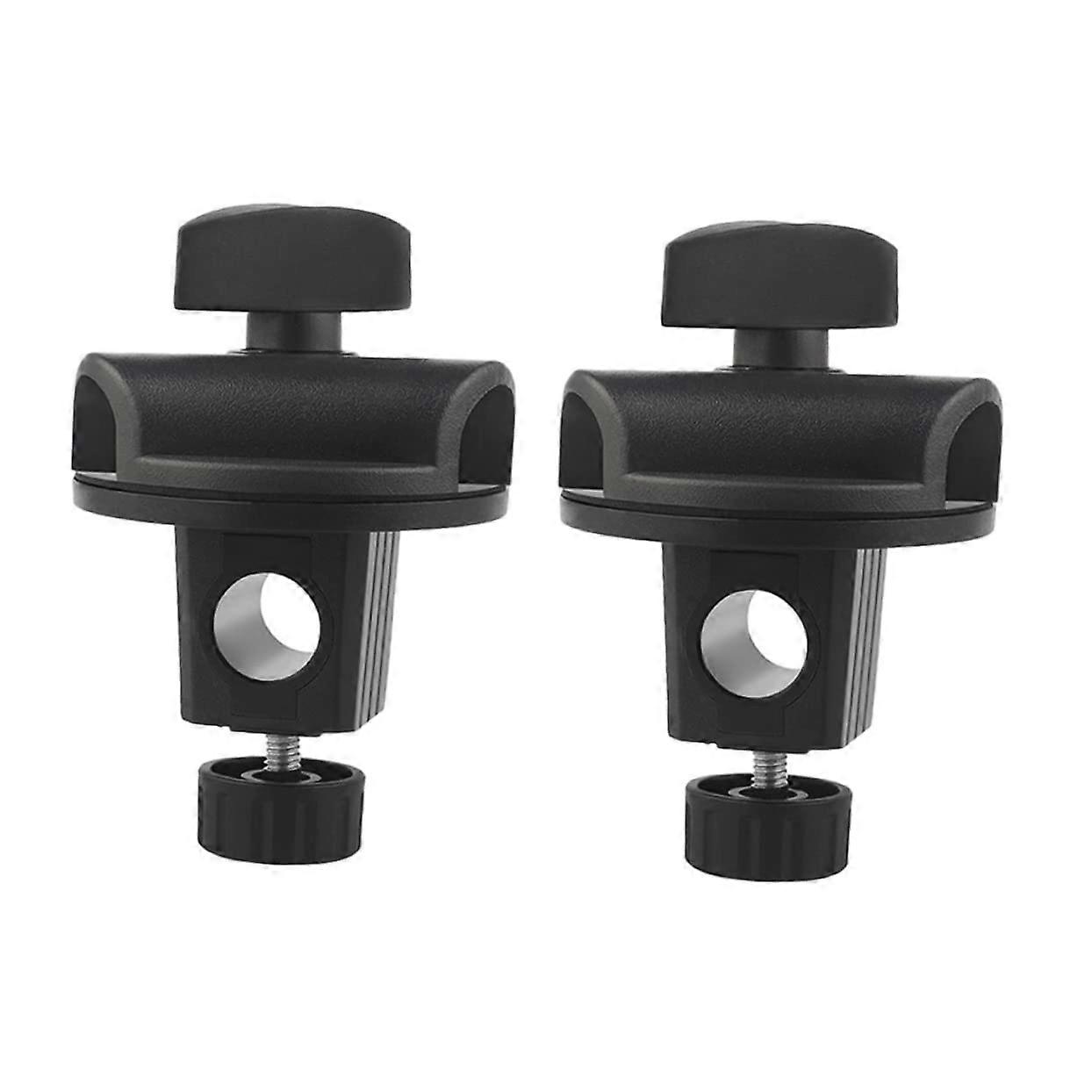 2 x universal mic arm clamps, lightweight, portable for stage performances