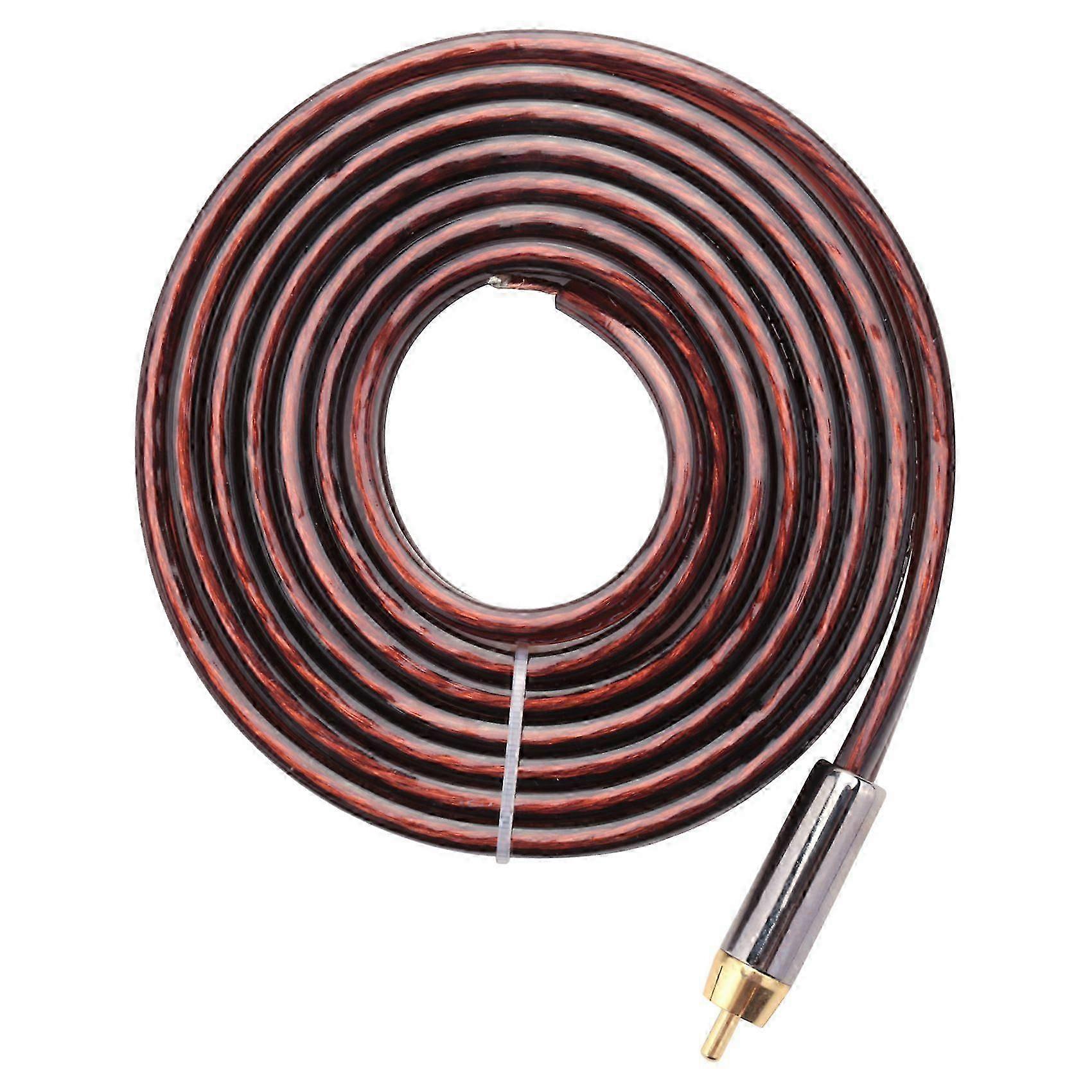 RCA Speaker Cable Bare Wire Speaker Wire to RCA Plug, Replace RCA Plug Connector Adapter to Bare Wi