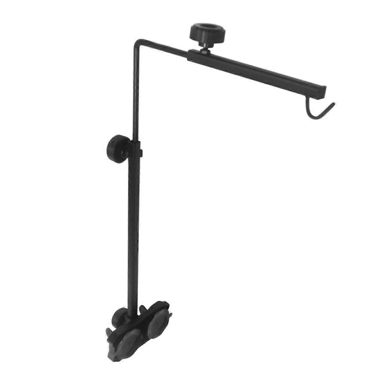 Adjustable height lamp stand for reptiles, turtle and terrarium lighting fixture for illumination in aquariums or terrariums.