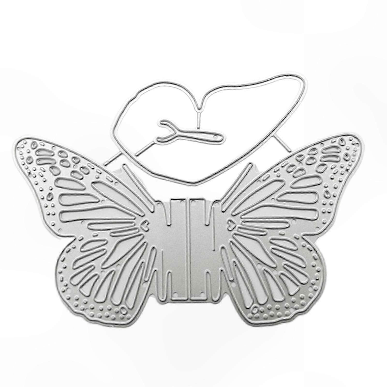 Large for Butterfly Cutting Dies Stencil Scrapbooking DIY Album Stamp Paper Card for Handmade Greeting Cards Eming D