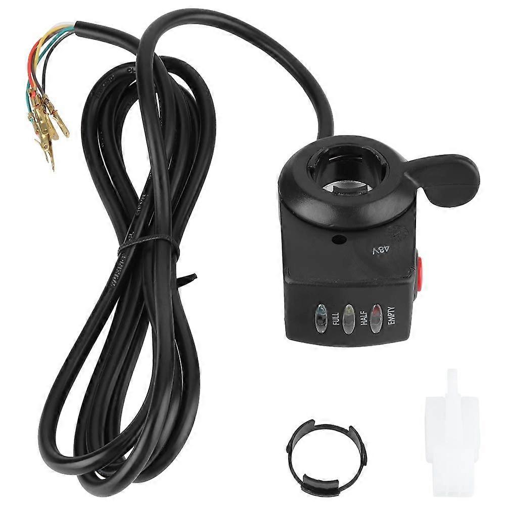 Ebike Throttle Lever Thumb Gas Grip - 48V Speed Control For E-Bikes And Electric Scooters - Smooth Ride