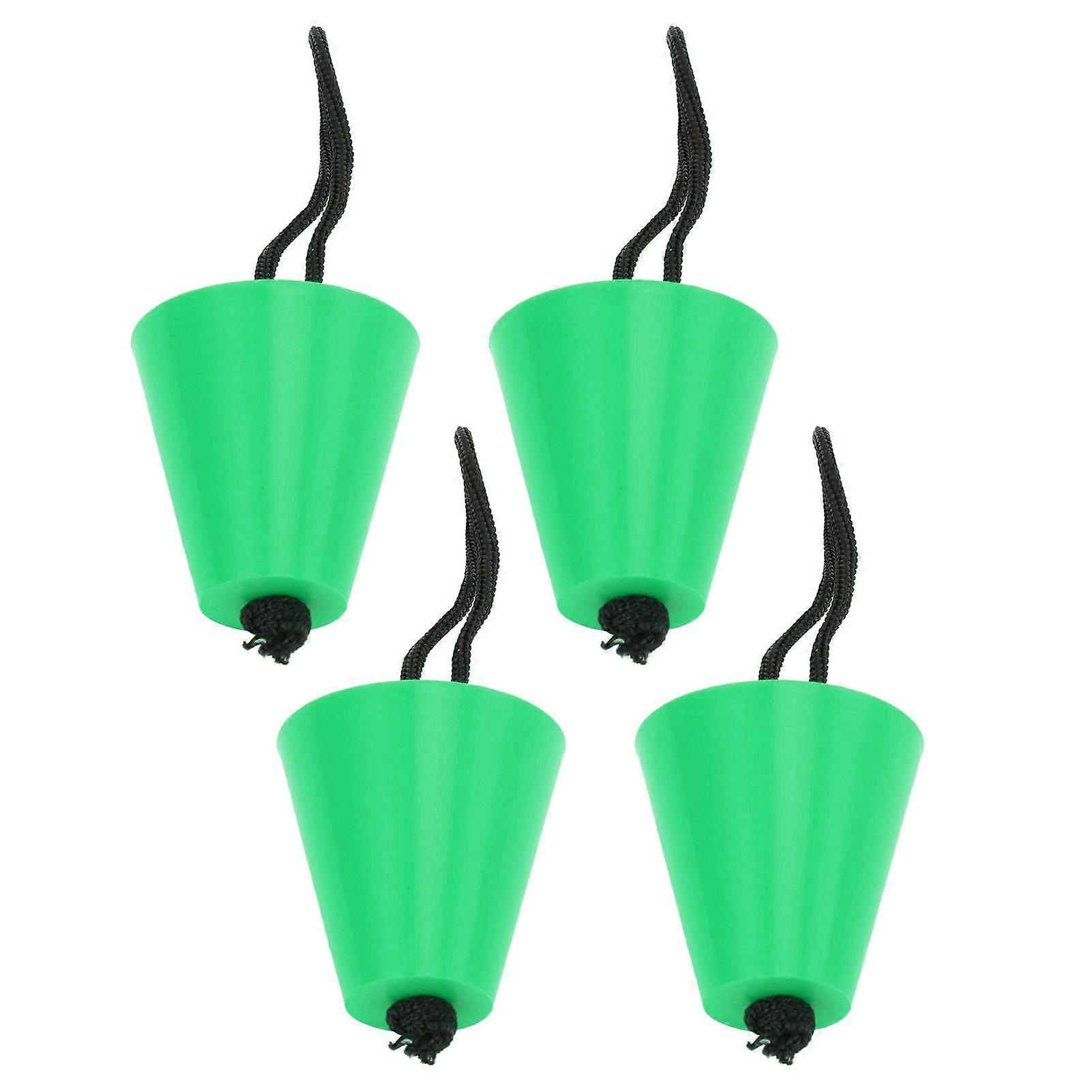 Flexibele spuipluggen met keycord 4-delige set