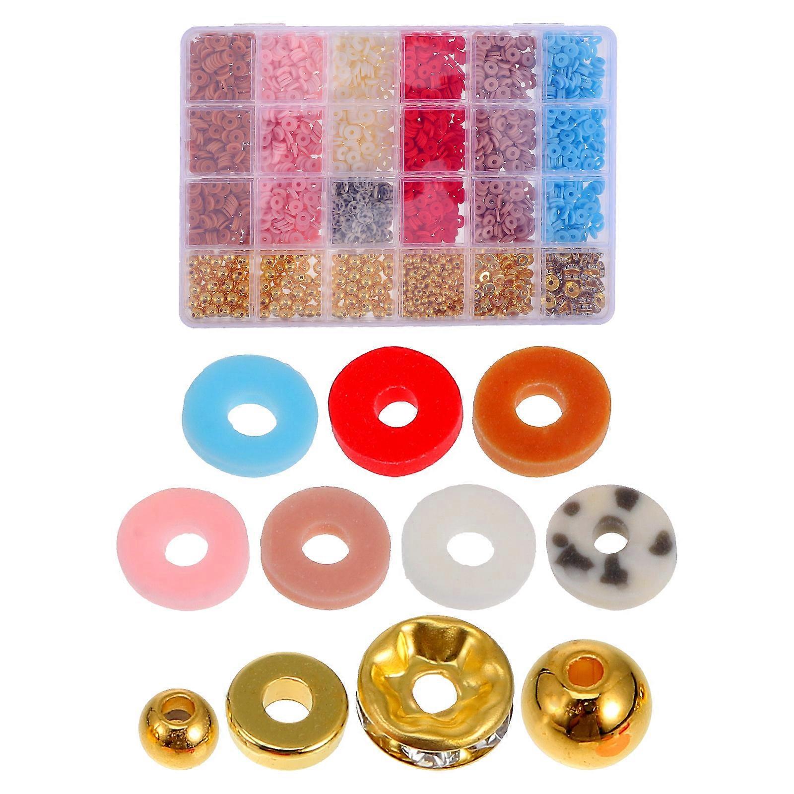 Polymer Clay beads for Crafts with Assorted Colors and for DIY Jewelry Making Supplies