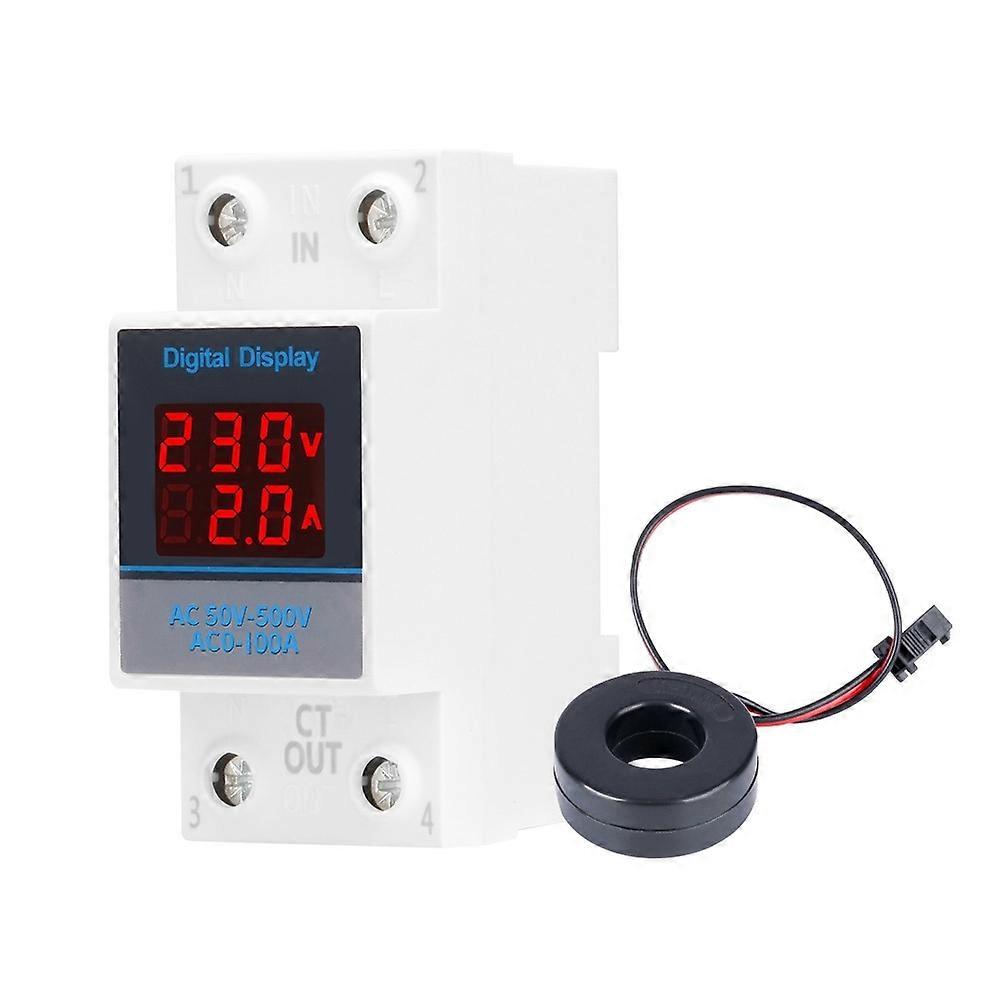 SINOTIMER SDM002 DIN Rail Voltage And Current Meter