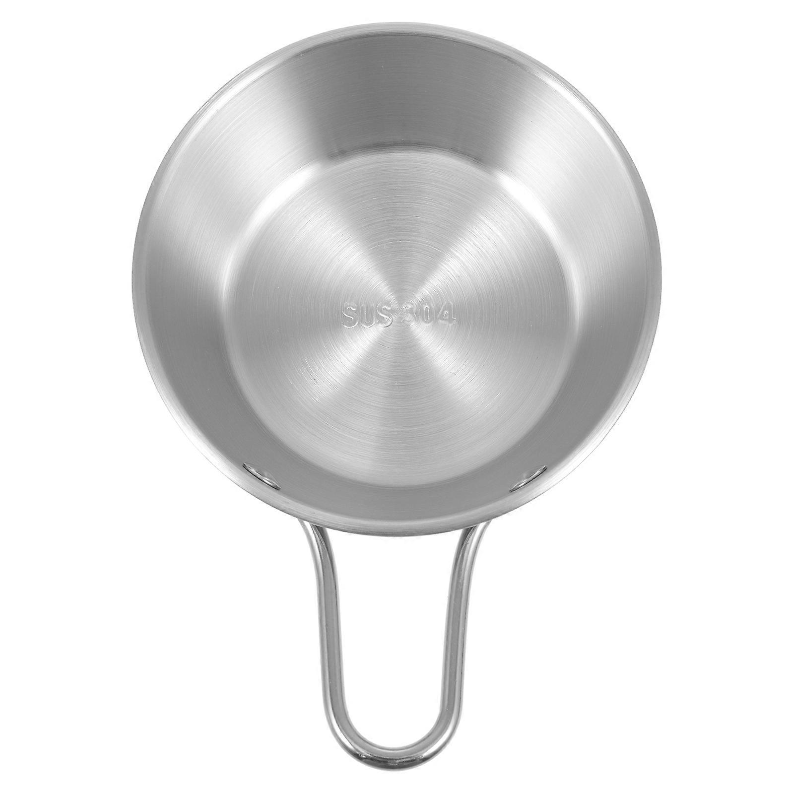 Stainless Steel Bowl With Handle Designed For Soup And Noodles Perfect For Home Use In Silver Color 1 Pc