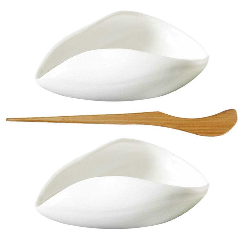 Ceramic Tea Scoop for Home Use Assorted Color Stylish Easy to Clean and Store Mini Size