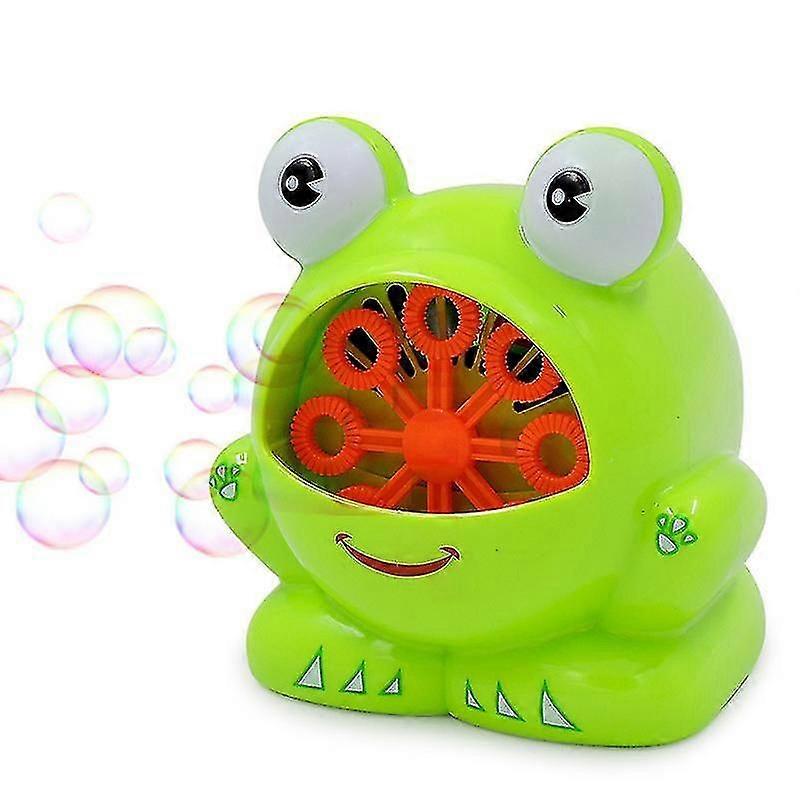 Bubble Blowing Toy, Automatic Frog Bubble Gun, 1 Piece