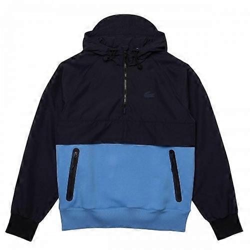 Lacoste Mens Dual Material Pull Over Jacket