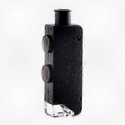 60x-100x LED Pocket Microscope - Compact & Portable Magnifier for On-the-Go Use