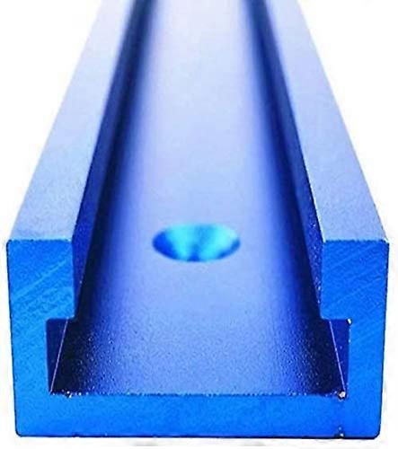 400mm Aluminum Alloy T Rail T Slot with PreDrilled Mounting Holes and Double Cut Profile Woodworking Router Miter Tool