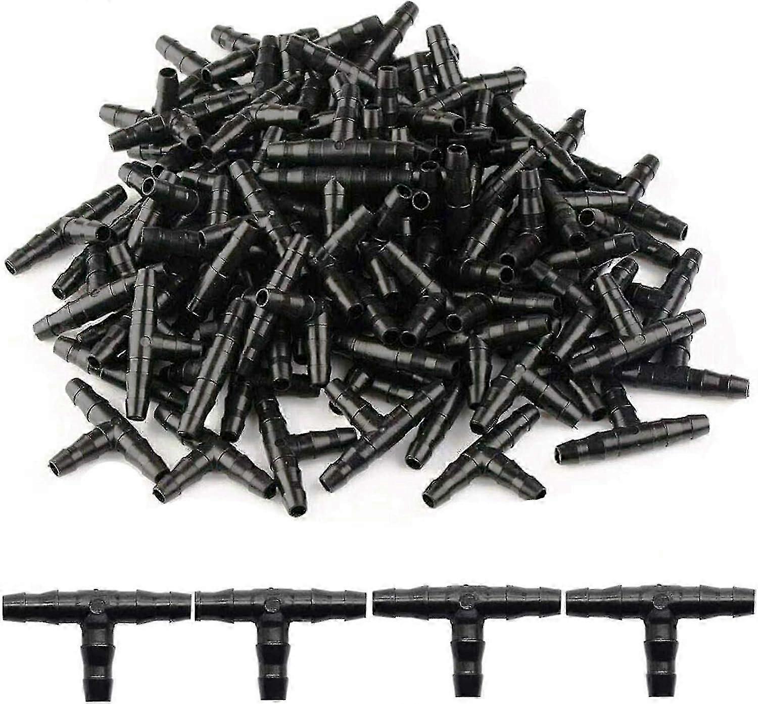 100 pieces of three-way grouting irrigation system with 1/4 "fork grouting irrigation
