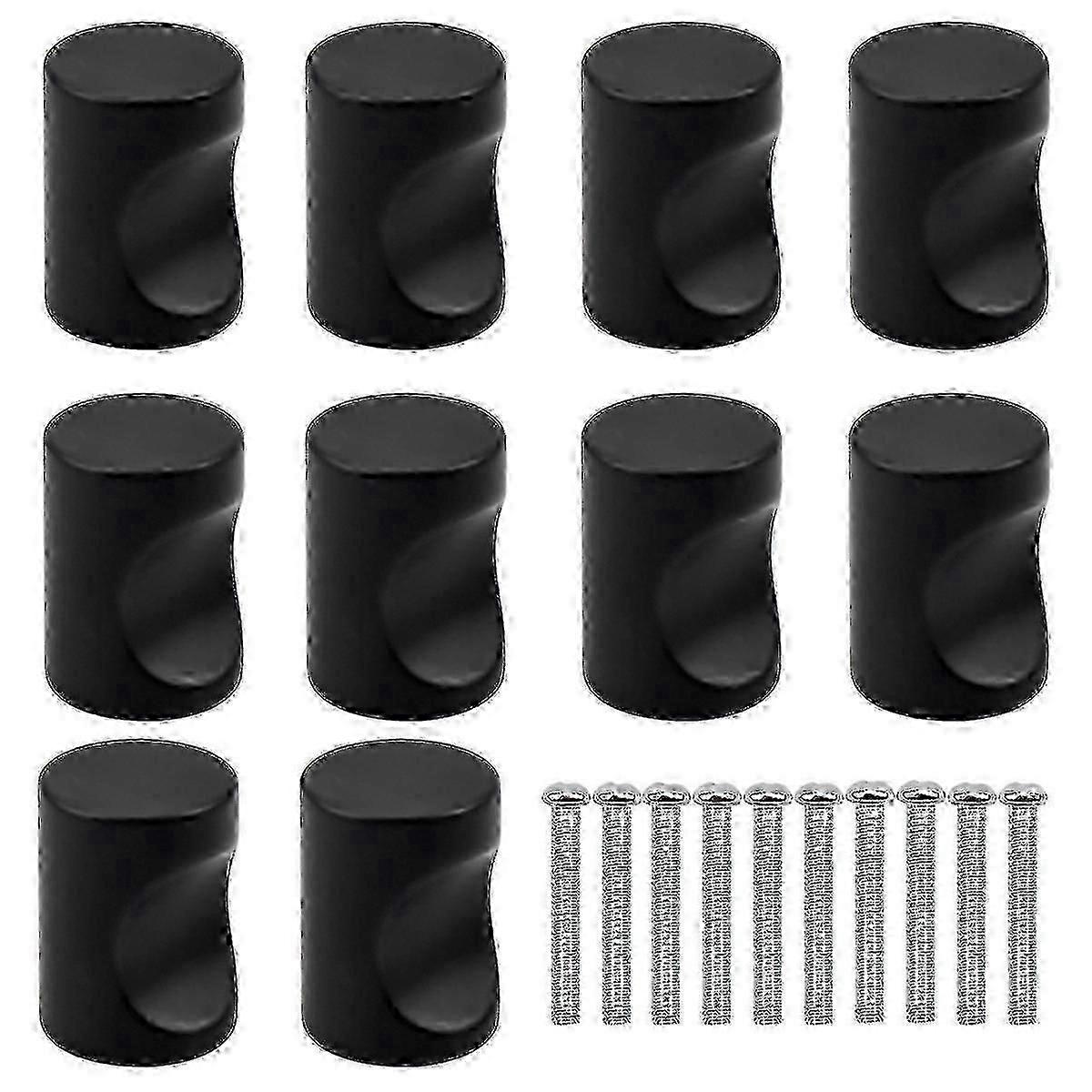 Aluminum Cabinet Knobs Cylinder Drawer Handle Set