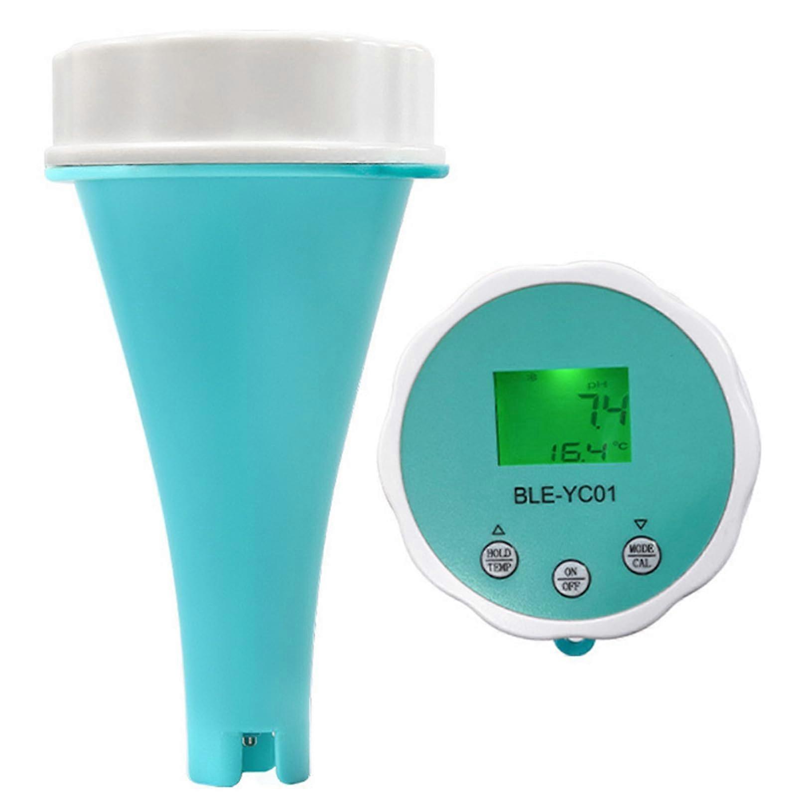 Pool Water Tester 6 in 1 ORP, EC, Salinity, Temp APP Control Digital Display