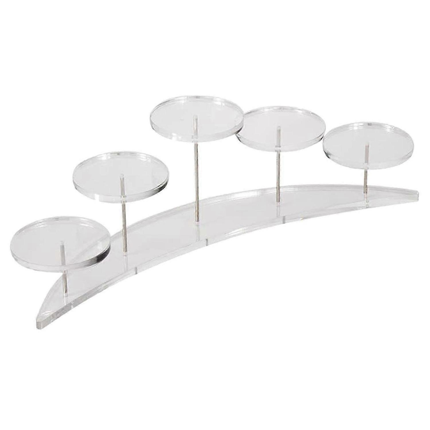Acrylic Cupcake Stands for 5 Cupcakes Display Stand,Cupcake Holder Dessert Stand