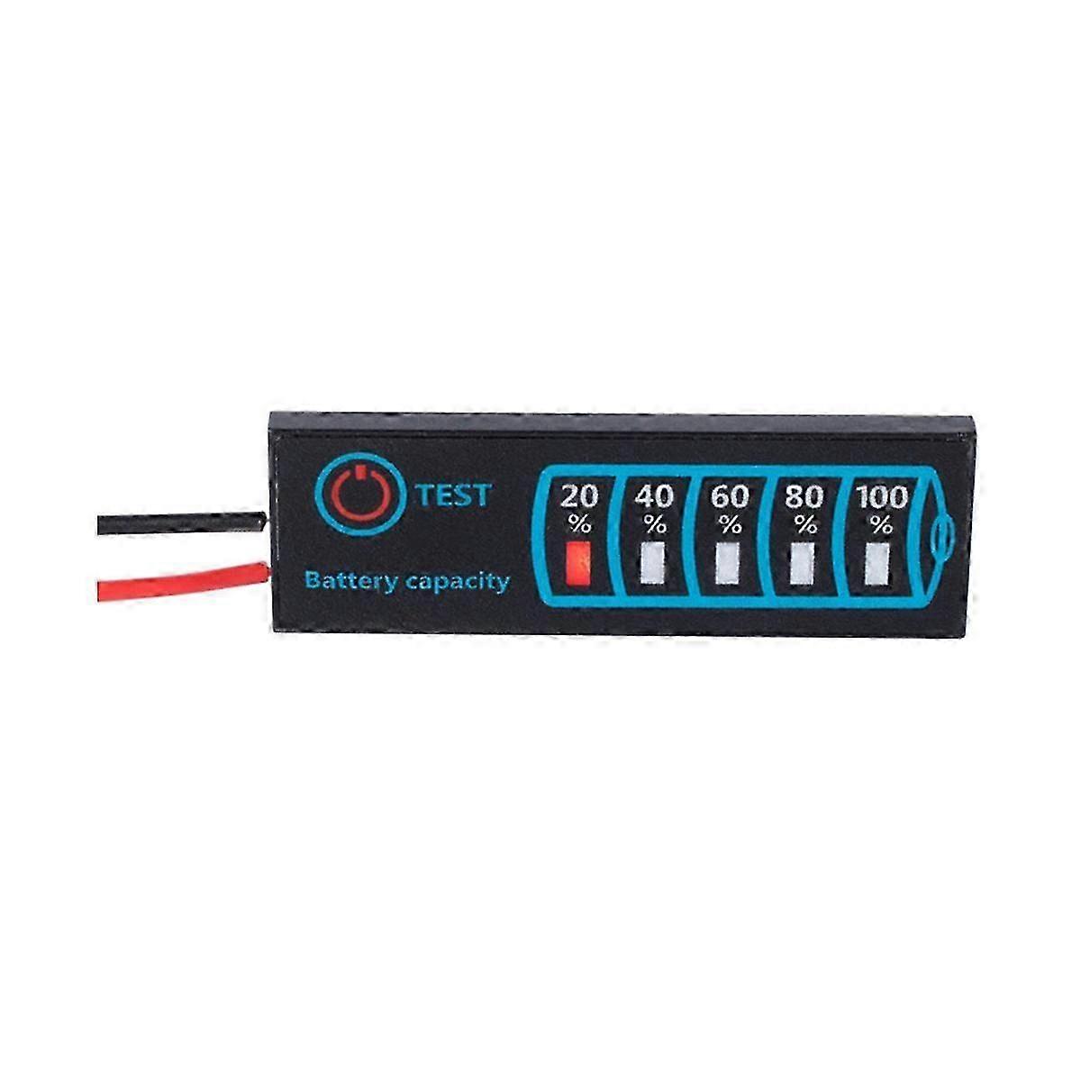 LED Power Display Board Dc5-30V 12V 24V Power Indicator Lithium Lead Acid Battery General Power Display