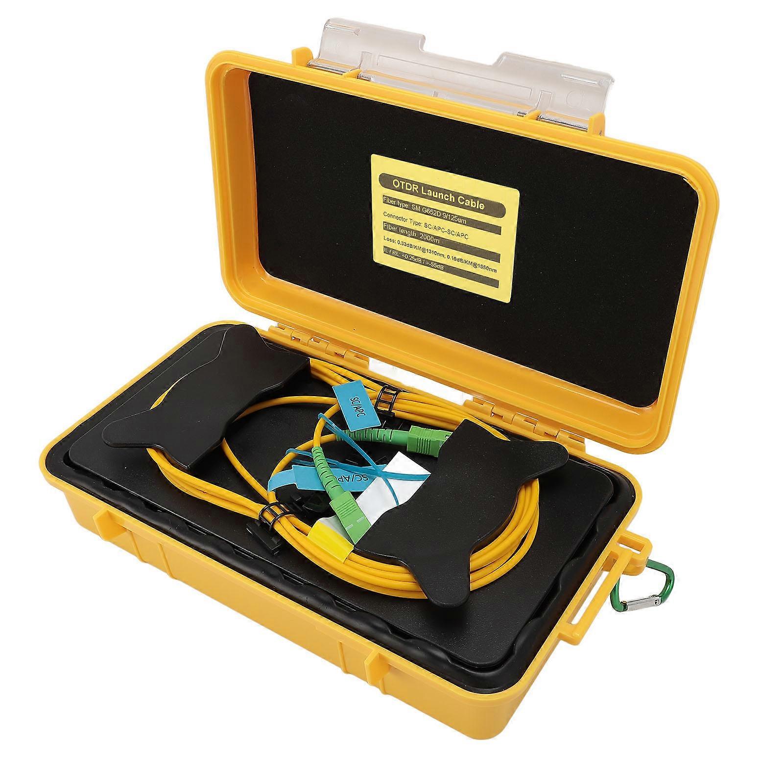 OTDR Launch Cable Box 2000m SM G652D SC Angled Connector