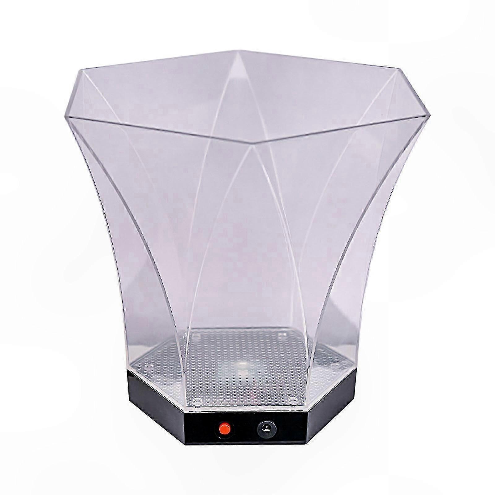 LED Light-Up Party Cooler 6L Capacity Portable Ice Bucket for Events and Gatherings