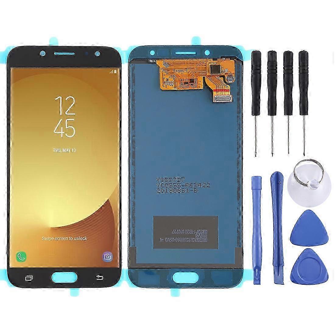 Replacement LCD screen for Galaxy J7, full assembly with digitizer for J730F/DS and J730FM/DS
