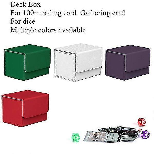 100+ Collector Cards Box Game Cards Case Protection Black&Blue