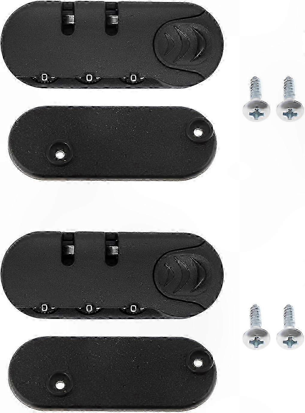 Travel Security Locks for Suitcase, Backpack & Luggage - 6 Pack Code Combination Padlocks for Travel