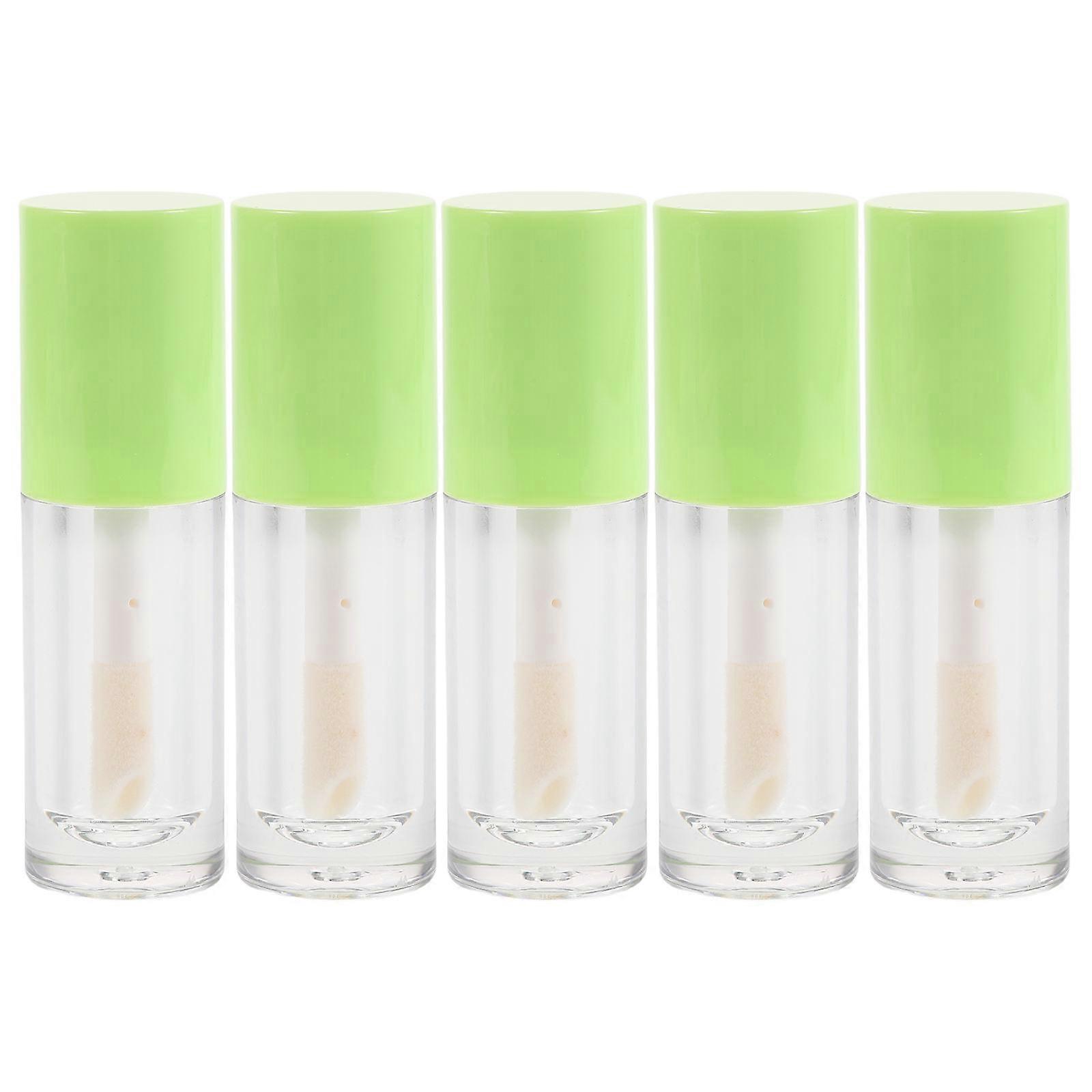 It seems like you're referring to a product description for **5pcs refillable lip gloss tubes**. These are likely **plastic containers** designed for