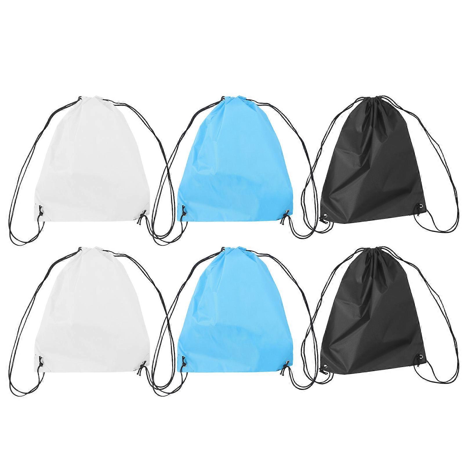 Backpack Large Capacity Drawstring Bag For Daily Use Multi 6Pcs