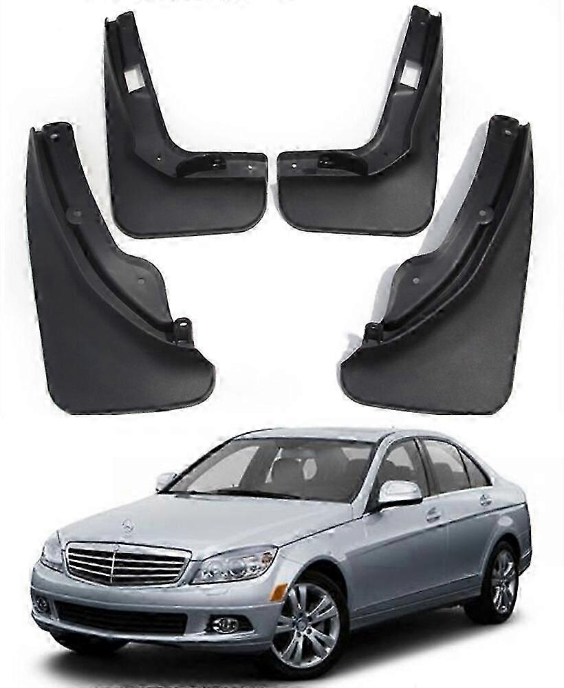 Splash deflectors for 2008-2011 C Class, custom mud guards for W204 Mercedes