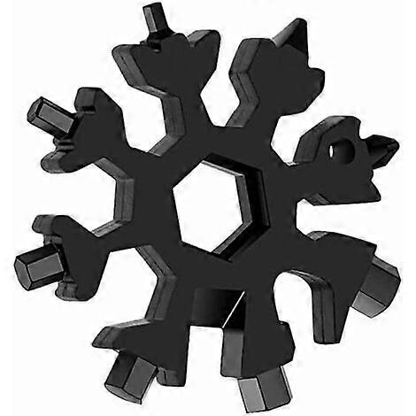 Snowflake Tool, Stainless Steel Multi-function Combination Tool, Portable