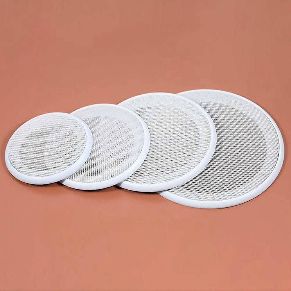 2pcs Car Loudspeaker Net Car Subwoofer Mesh Cover Refitting Protection Net