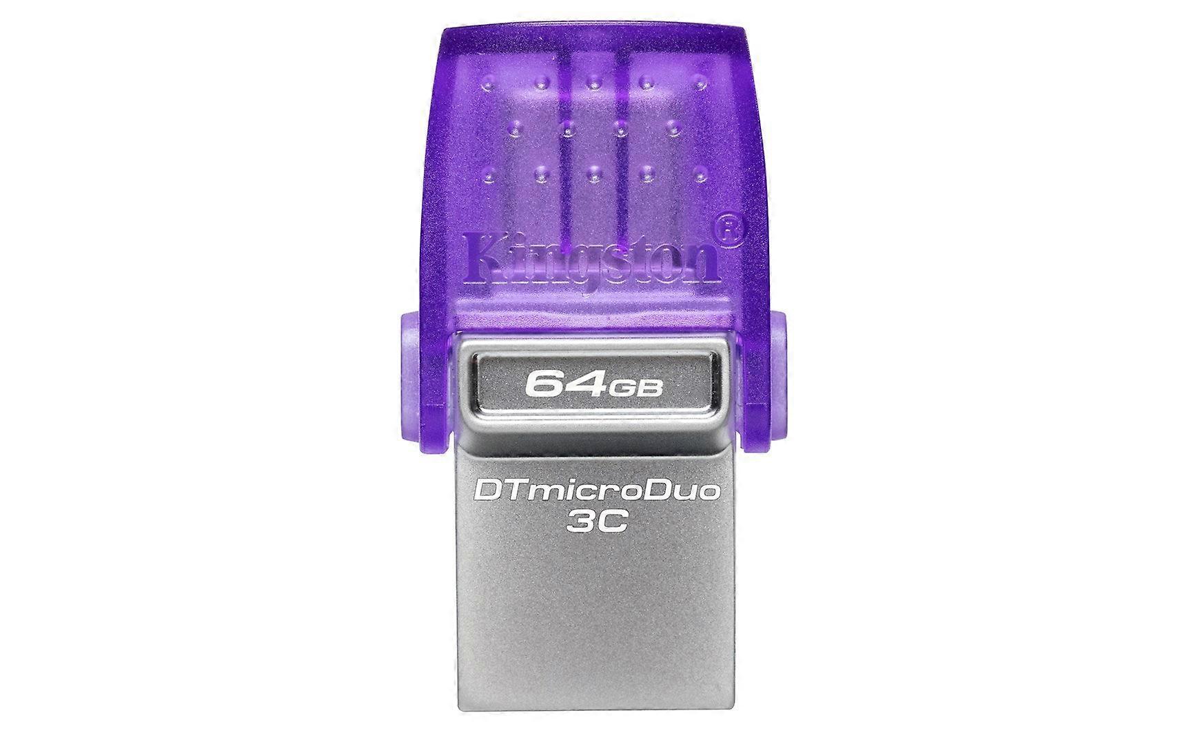 Kingston Datatraveler Microduo 3c - Usb Flash Drive - 64 Gb - Usb 3.2 Gen 1 / Usb-c