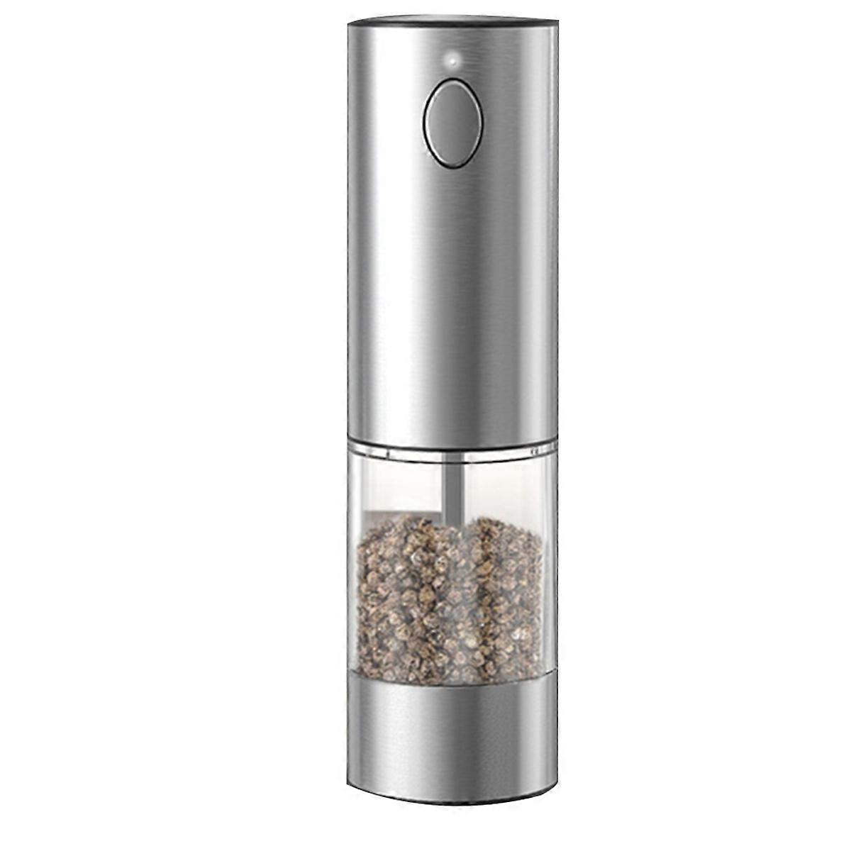 Electric Salt and Pepper Grinder Set USB Rechargeable Adjustable Coarseness Automatic Spice Mills 1