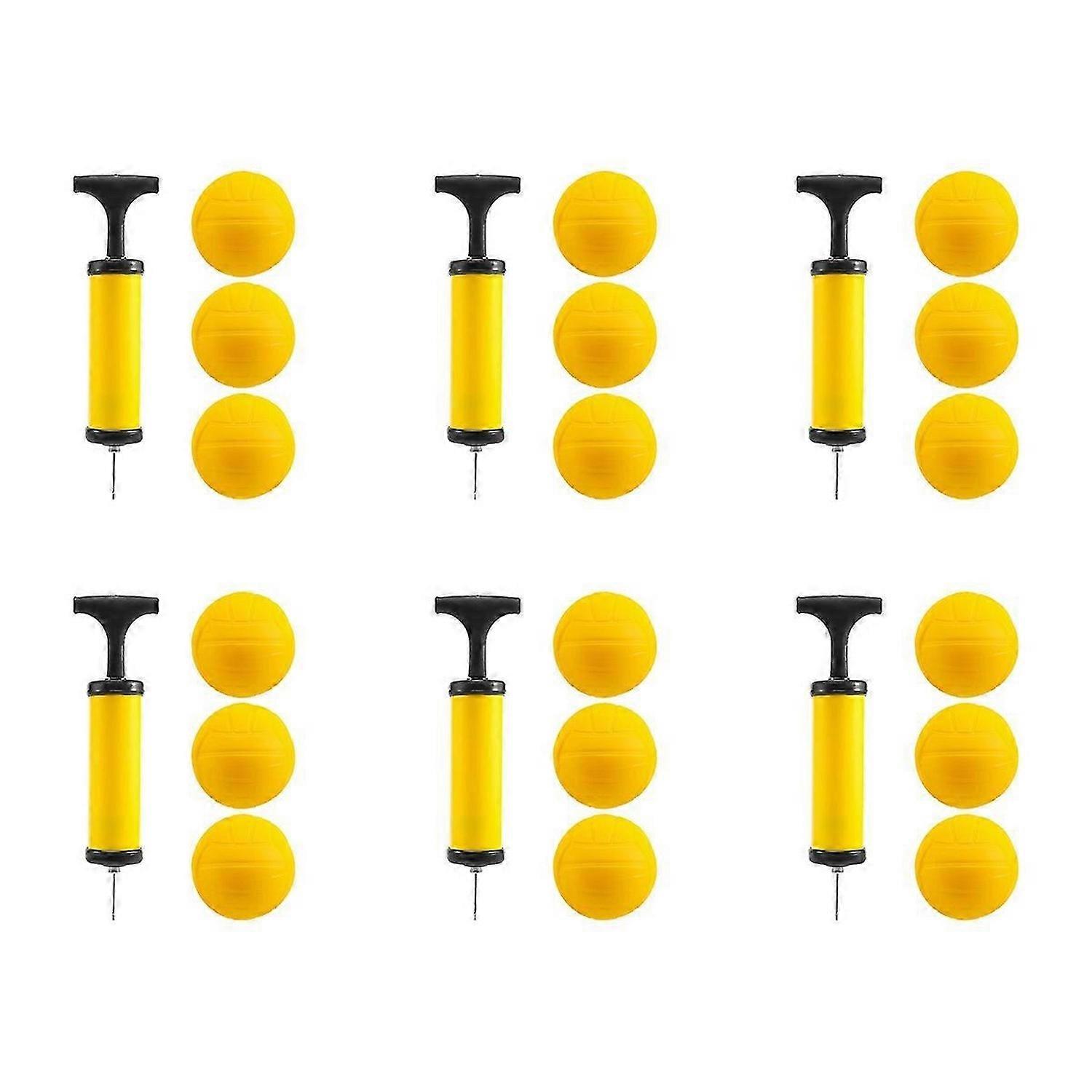 Roundnet Game Ball Replaceable Balls Mini 3-Pack with Pump
