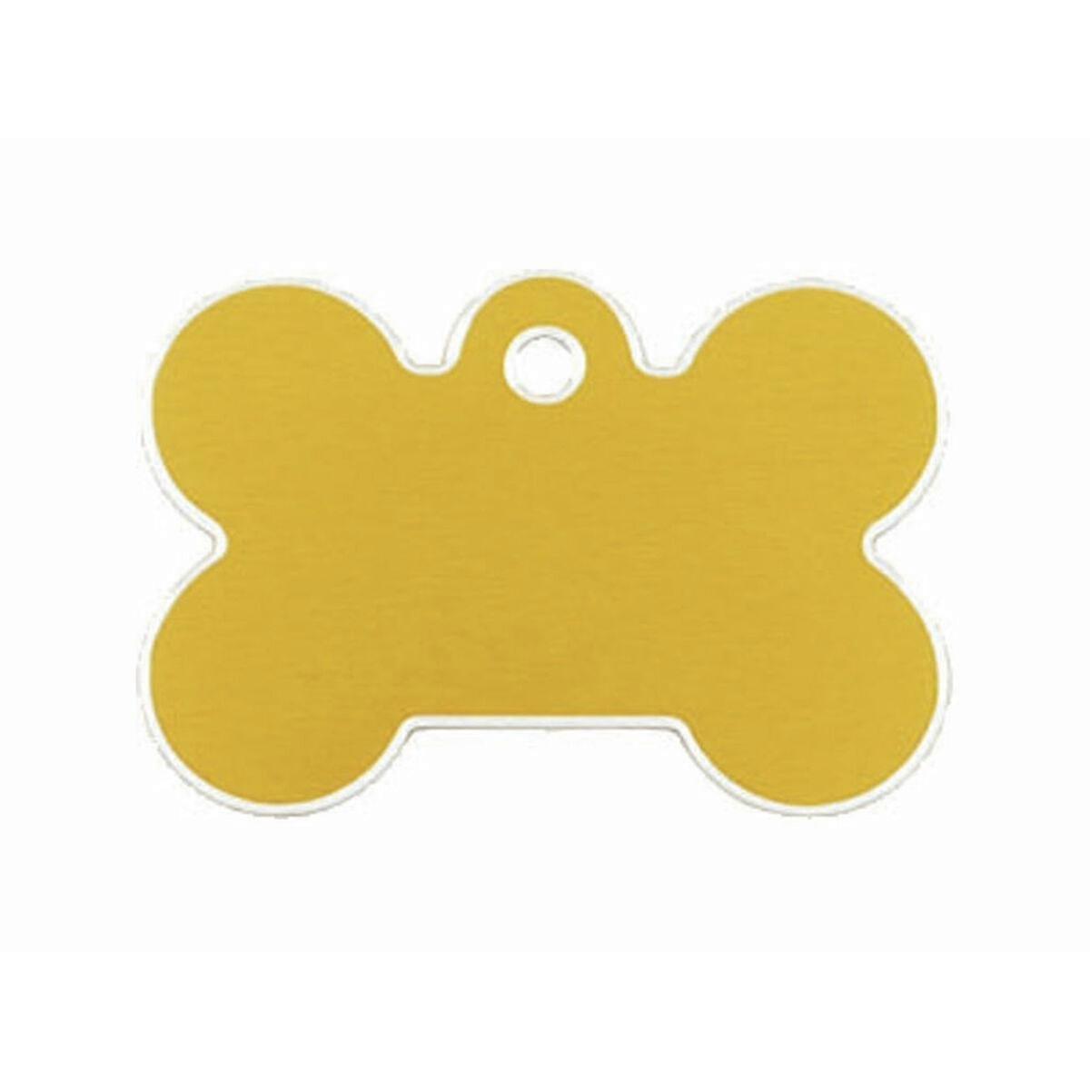Identification plate Imarc Bone Yellow Golden