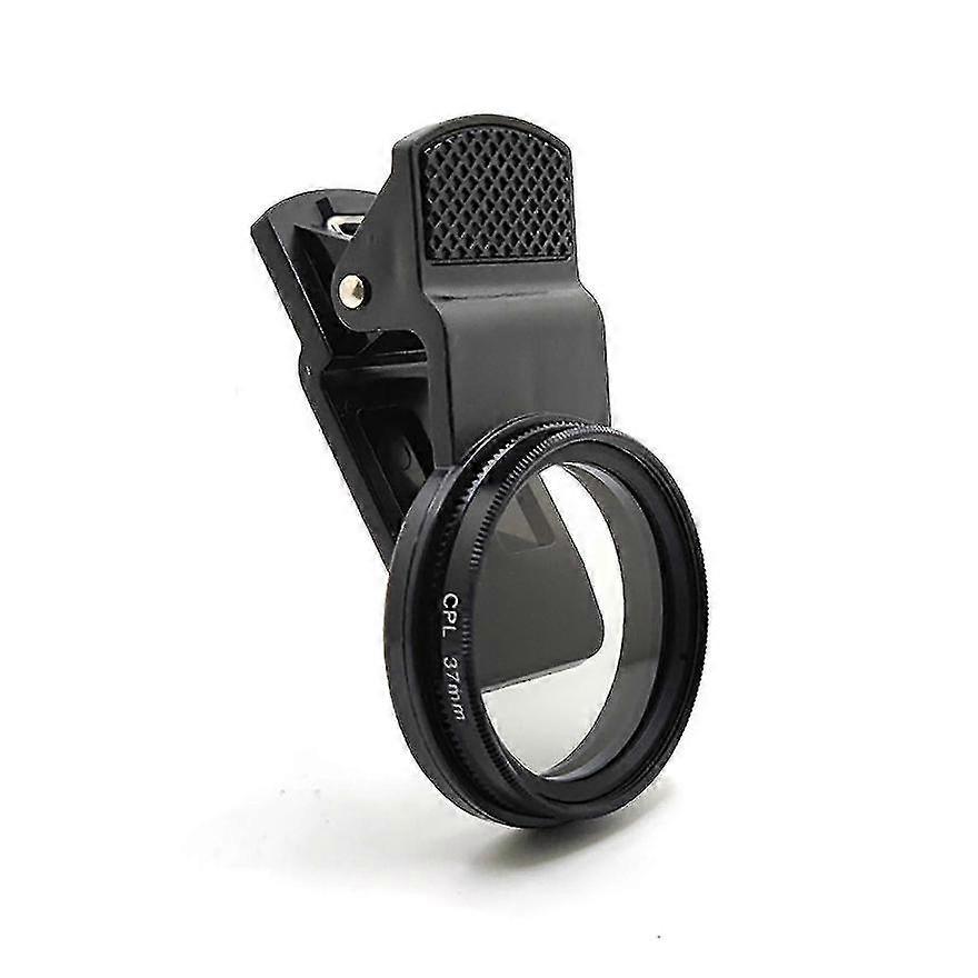 37mm Universal Clip On CPL Polarizer Filter for Mobile Phone Remove Reflect Light
