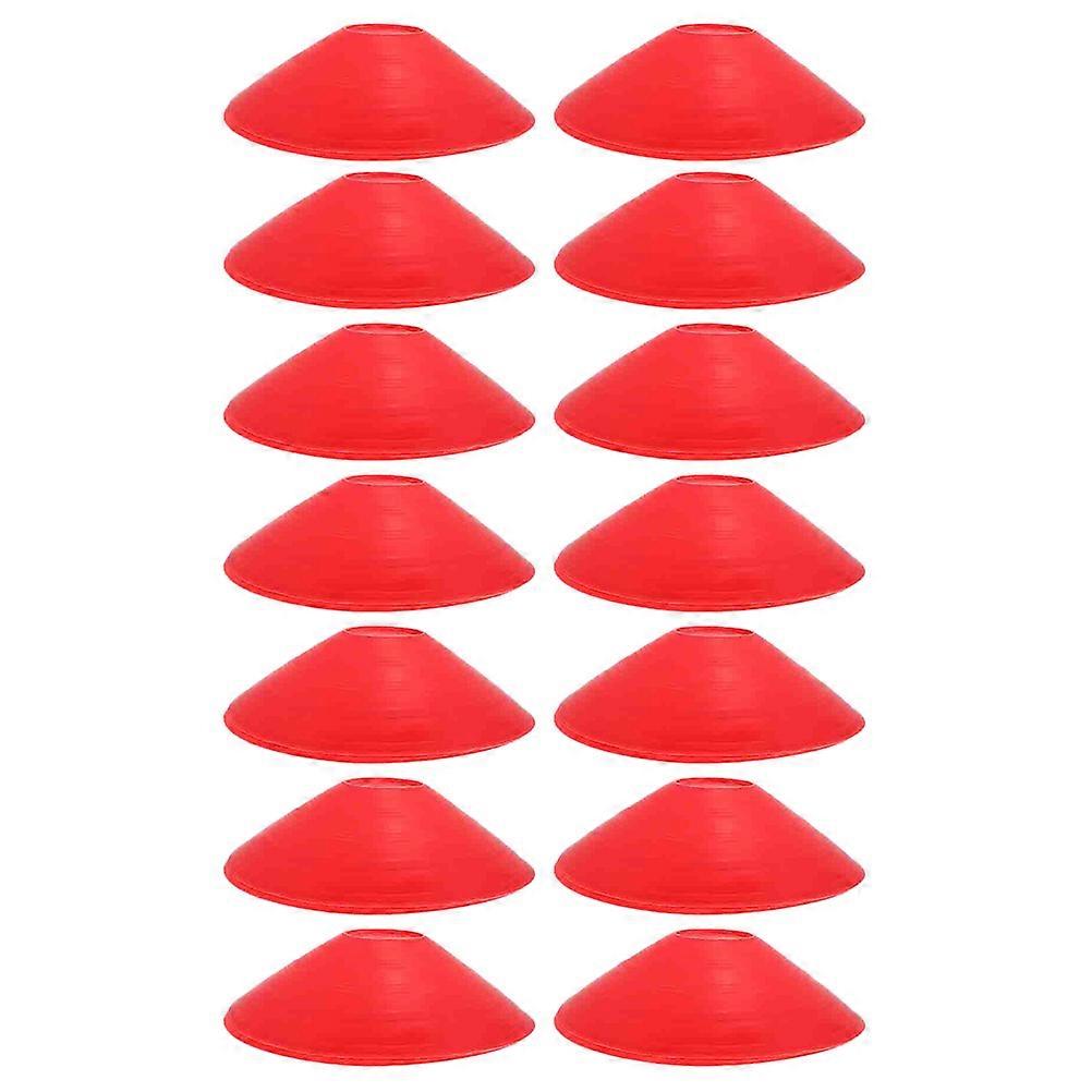 Portable Agility Cones Football Cones for Training 28Pcs Red Soccer Accessory