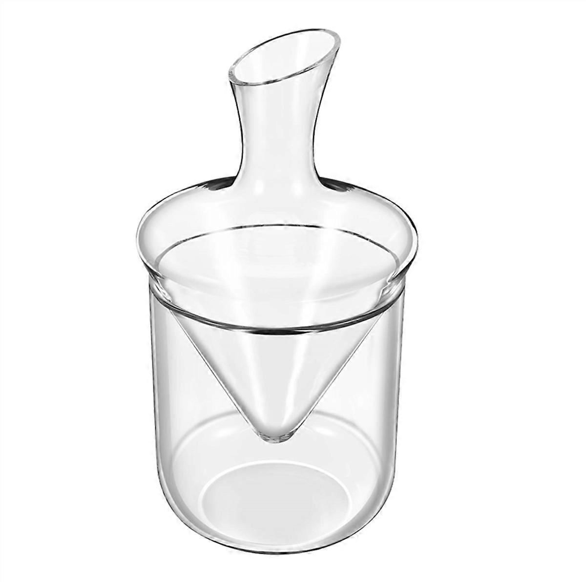 Tumbler Wine Decanter with Ice Bucket, Lead-Free, Rotating Rapid Sway
