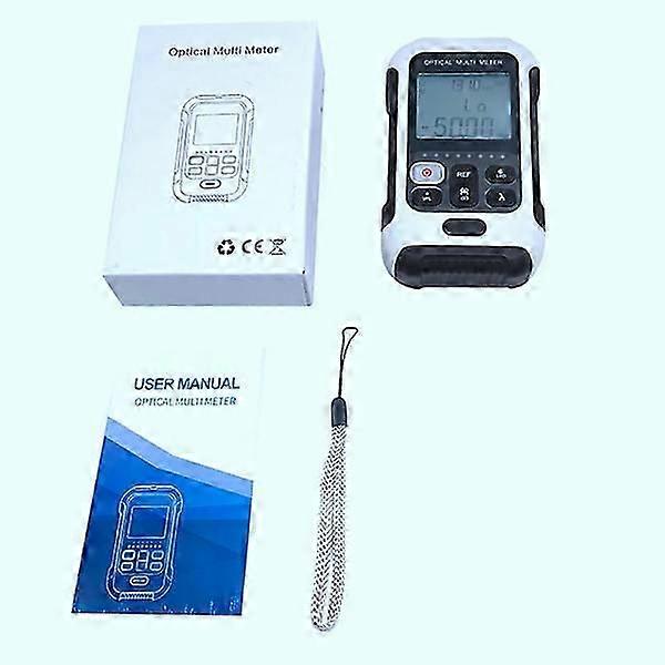 Multifunctional Optical Power Meter White High Precision Sensitive Fiber Tester for Communication Technology