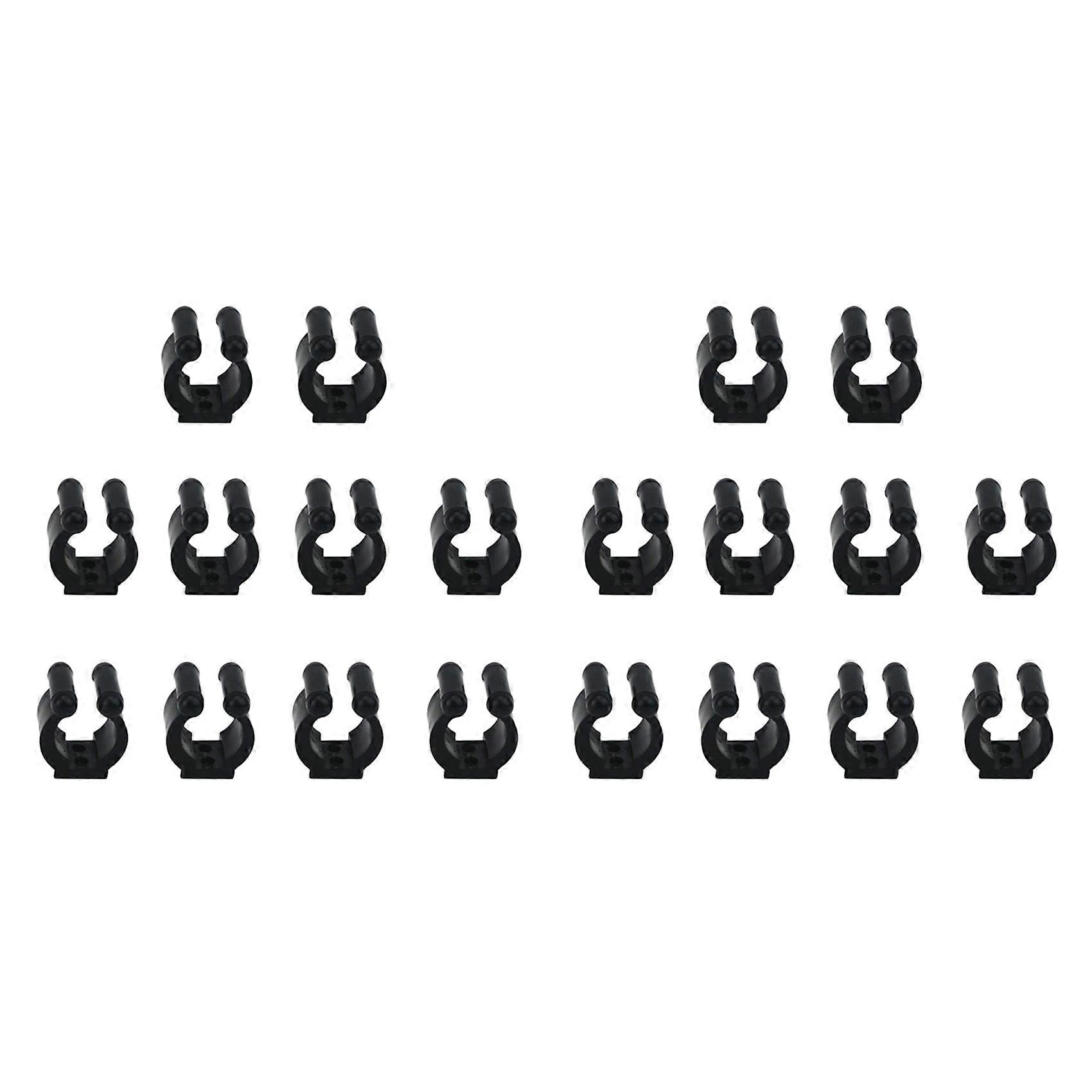 20 Pcs Fishing Pole Rod Storage Clip/ Billiards Snooker Cue Locating Clip Holders/ Fishing Rod Stora