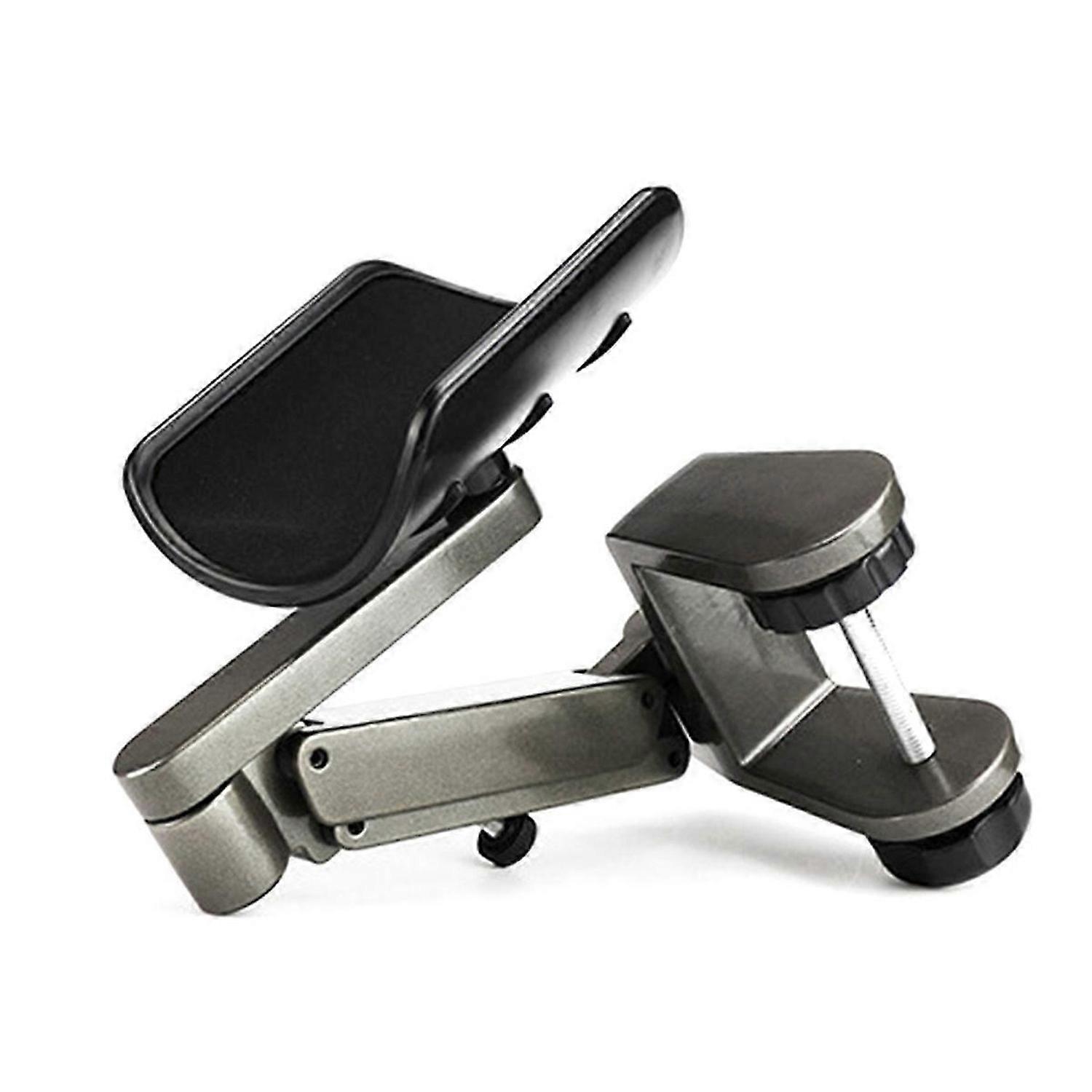 Metal Adjustable Arm Rest Wrist Support Extended Mouse Pad Gray