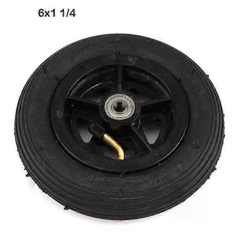 Motorcycle 6x1 1/4 tyre 150MM Scooter Inflation Wheel With Hub With Inner Tube Electric Scooter 6 Inch Pneumatic Tire