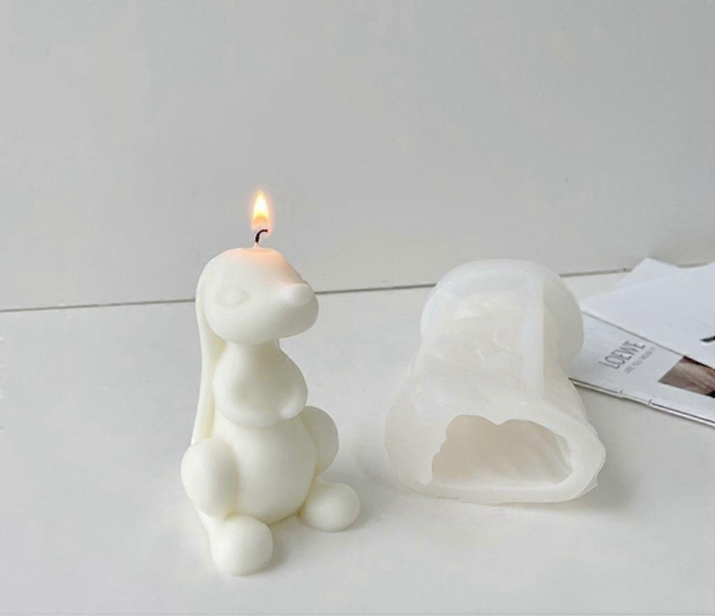 Rabbit aromatherapy candle silicone mold
