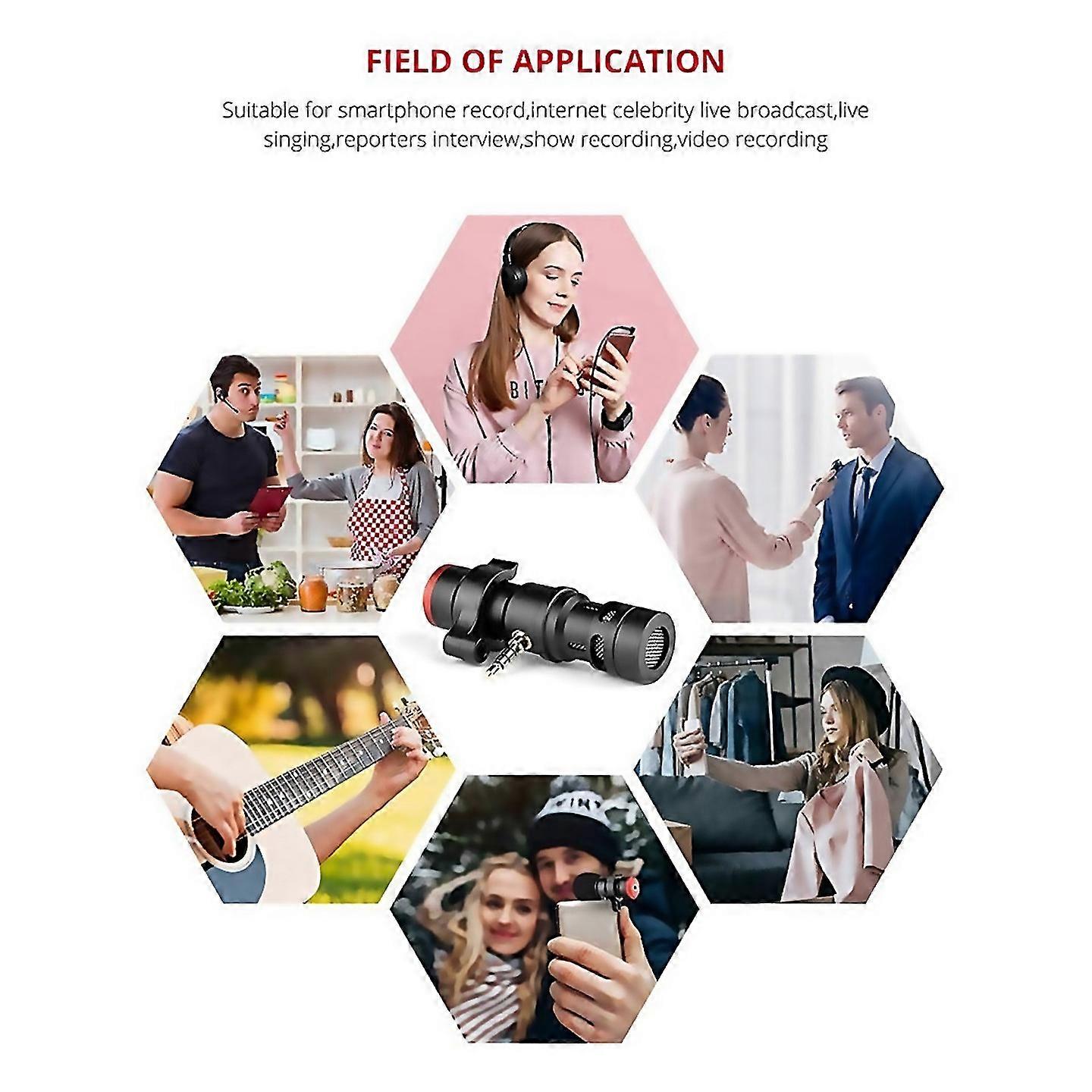 For Plugin Microphone Mic06 Ingestion Cell Phone Recording