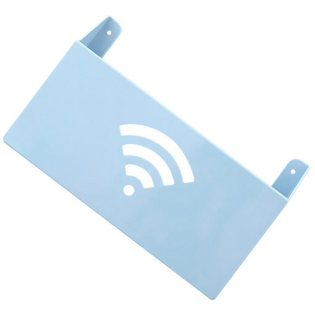 Router Holder Storage Box Wall Mounted Remote Control Magazine Organizer