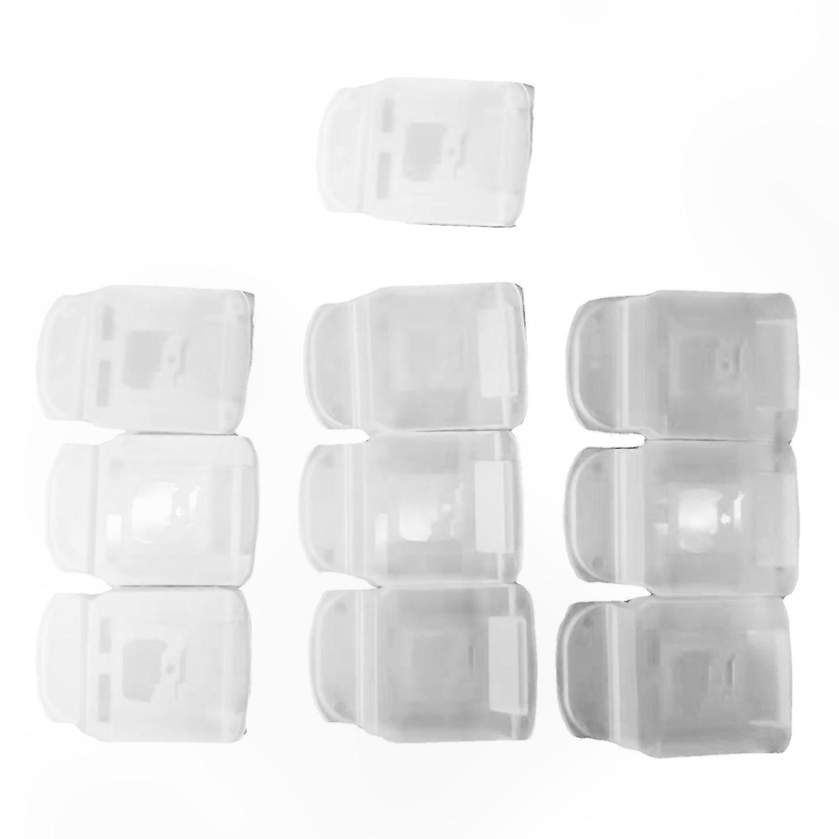 10-Pack Dust Covers for 14.4V-18V Lithium Batteries, Compatible with Various Models