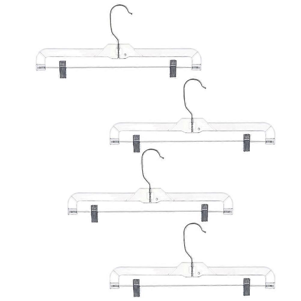 Pants Hangers Drying Racks with Clips for Hanging Pants 4Pcs Set