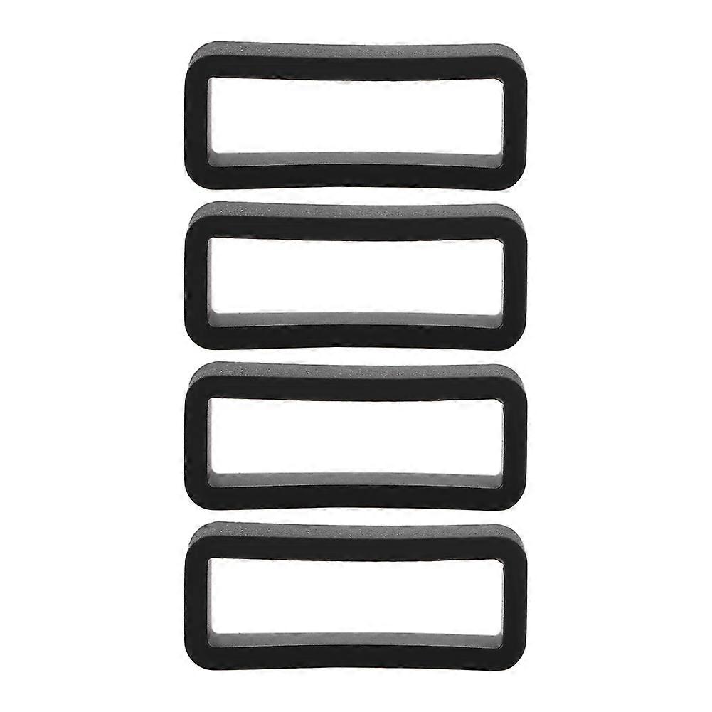 4 Pack Replacement Silicone Safety Buckles for SWATCH Watch (20mm)