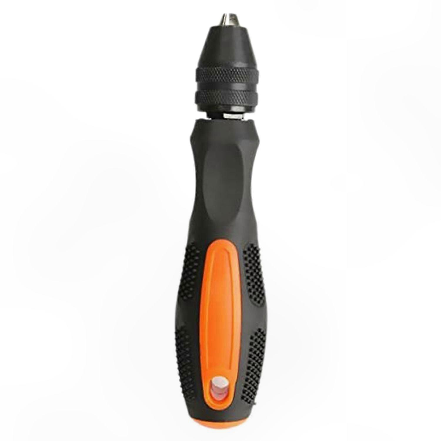 Mini Hand Drill with Keyless Chuck, 0.5-8mm Pin Model Manual Tool for Precision Crafting and DIY Projects