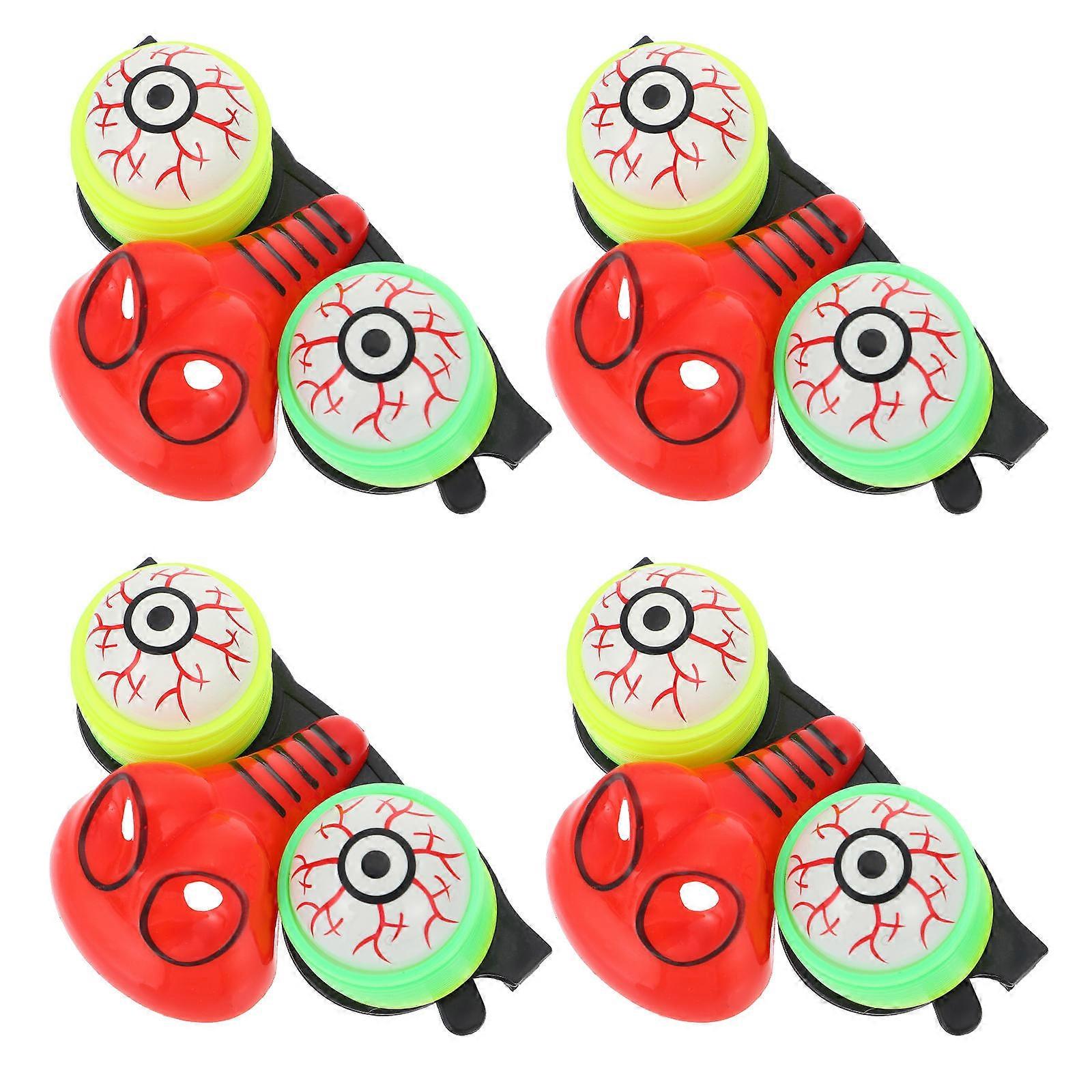 Scary Eyeball Eyeglasses for Decoration 4Pcs Spring Drooping Eyes Glasses